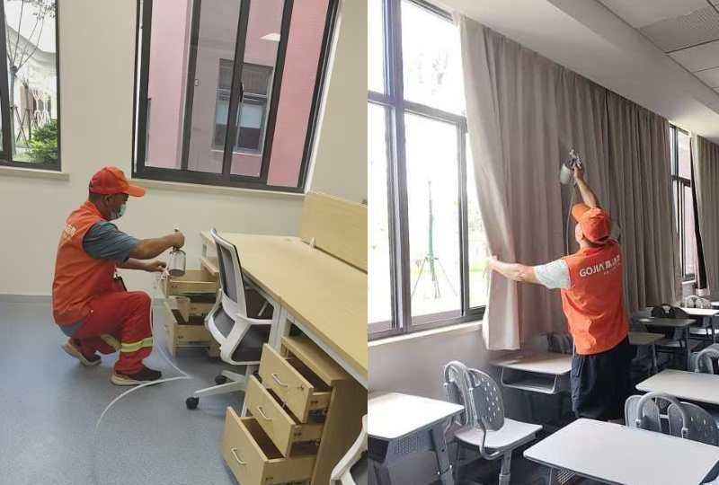 全方位除醛服務(wù)|上海鷹隆保障校園環(huán)境先行一步